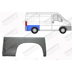 КРЫЛО ЗАДНЕЕ (ПРАВОЕ) РЕМКОМПЛЕКТ, ОРИГИНАЛ, 1.0 ММ, ДАНИЯ - фото