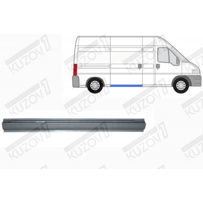 Порог (правый) POTRYKUS для CITROEN JUMPER 1994-2002 - фото