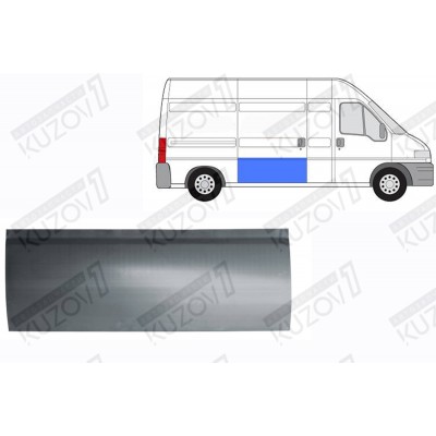 Дверь Боковая Раздвижная, 52 См POTRYKUS для PEUGEOT BOXER 2002-2006 - фото