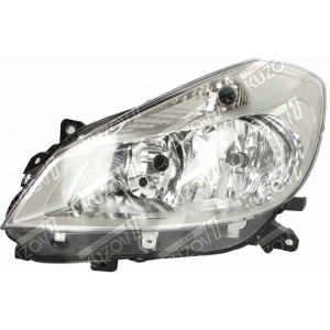 ПЕРЕДНЯЯ ФАРА (ЛЕВАЯ) ХРОМ, БЕЗ МОТОРЧИКА, DEPO
