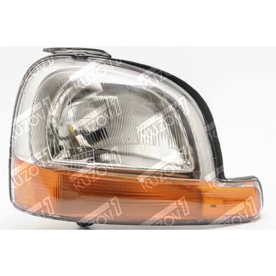 Передняя фара (правая) С Желтым Поворотом, TYC для RENAULT KANGOO 1997-2003 - фото