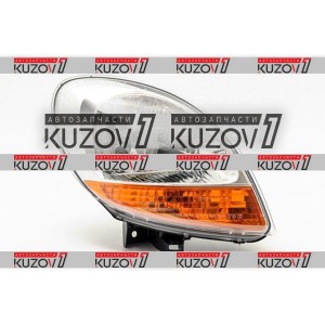 ПЕРЕДНЯЯ ФАРА (ПРАВАЯ) ХРОМ, С ЖЕЛТЫМ ПОВОРОТОМ, DEPO