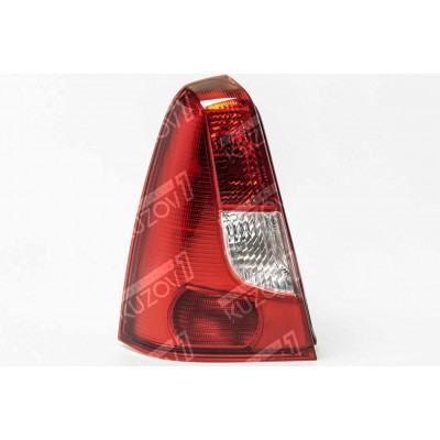 Задний фонарь (левый) Красно-Белый, DEPO для RENAULT LOGAN 2004-2009 - фото