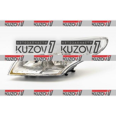 Передняя фара (левая) Хром, С Функцией Углового Освещения, TYC для RENAULT MEGANE 2008-2012 - фото