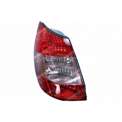 Задний фонарь (левый) С Розовой Центральной Вставкой, DEPO для RENAULT SCENIC 2003-2006 - фото