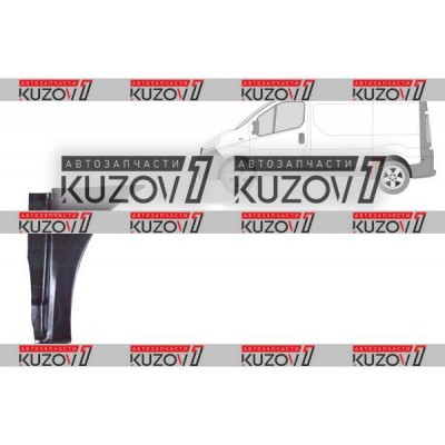 Крыло Заднее (левое) Передняя Часть Klokkerholm для RENAULT TRAFIC 2001-2006 - фото