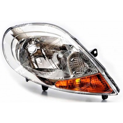 Передняя фара (правая) С Желтым Поворотом, TYC для RENAULT TRAFIC 2006-2014 - фото