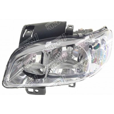 Передняя фара (левая) Одноламповая, DEPO для SEAT Ibiza 1999-2002 - фото