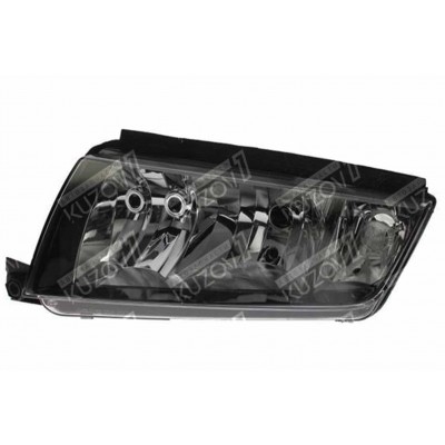 Передняя фара (левая) Темная, DEPO для SKODA FABIA 2004-2007 - фото