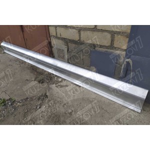 ПОРОГ (ЛЕВЫЙ) РЕМКОМПЛЕКТ, НАРУЖНАЯ ЧАСТЬ, ОЦИНКОВКА 1.1 ММ, БЕЛАРУСЬ - фото