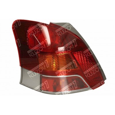 Задний фонарь (левый) Led, Красно-Желтый, TYC для TOYOTA YARIS 2009-2011 - фото