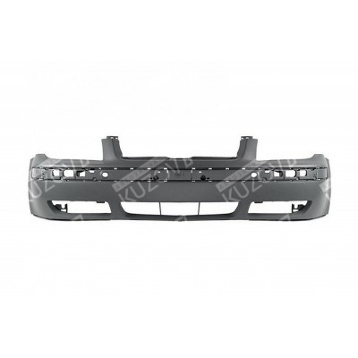 Бампер передний (грунтованный) Без Молдинга, Без Спойлера, PHIRA для Volkswagen BORA 1998-2005 - фото