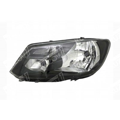 Передняя фара (левая) H4, Темный, TYC для Volkswagen CADDY 2010-2015 - фото