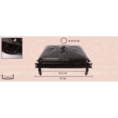 Топливный бак (дизель+карбюратор) Сдвоенные Шины, 70л TYG для Volkswagen LT 1975-1996 - фото