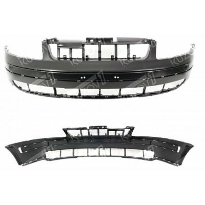 Бампер передний (черный) TYG для Volkswagen PASSAT B5 1996-2000 - фото