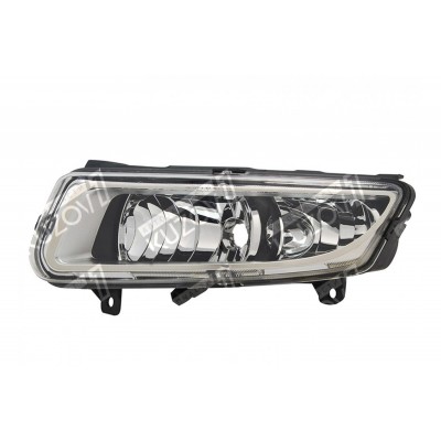 Противотуманная фара (левая) Без Дневного Ходового Огня, H8, TYC для Volkswagen POLO 2009-2015 - фото