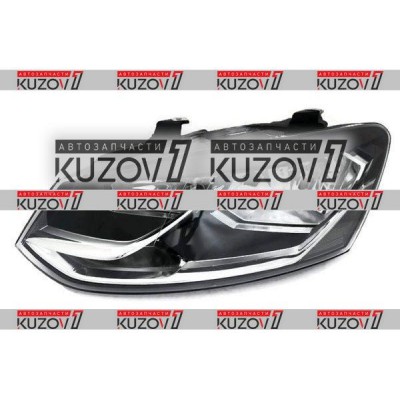 Передняя фара (левая) Двухламповая, Euro/Russia-Type, TYC для Volkswagen POLO 2015- - фото