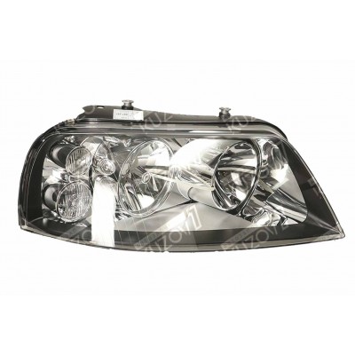 Передняя фара (правая) Темная, Электрическая, DEPO для SEAT ALHAMBRA 2000-2010 - фото