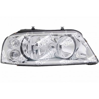 Передняя фара (правая) Хром, Электрическая, DEPO для SEAT ALHAMBRA 2000-2010 - фото