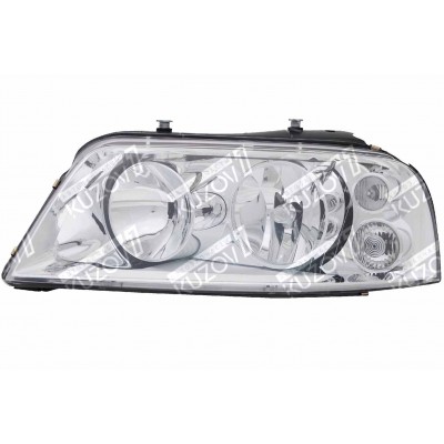 Передняя фара (левая) Хром, Электрическая, DEPO для Volkswagen SHARAN 2000-2010 - фото