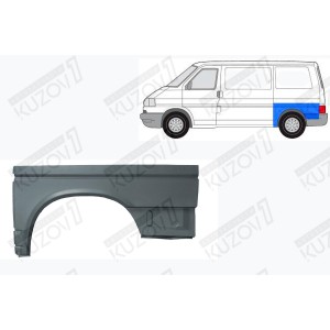 КРЫЛО ЗАДНЕЕ (ЛЕВОЕ) РЕМКОМПЛЕКТ, ОРИГИНАЛ, 0.8 ММ, ПОЛЬША