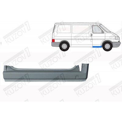 Порог (правый) POTRYKUS для Volkswagen T4 1996-2003 - фото