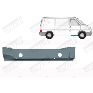 ПОРОГ (ПРАВЫЙ) ПОД ПЕРЕДНЮЮ ДВЕРЬ, ВНУТРЕННЯЯ ЧАСТЬ, ОРИГИНАЛ, 0.8 ММ, ПОЛЬША