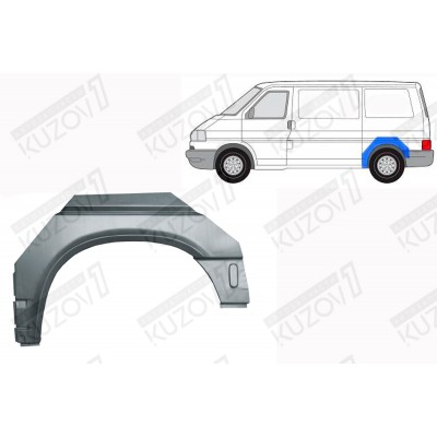 Арка задняя (левая) Klokkerholm для Volkswagen T4 1990-1996 - фото