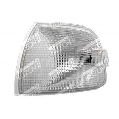 Указатель поворота (левый) Белый, Рифленый TYC для Volkswagen T4 1996-2003 - фото