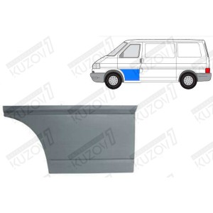 ДВЕРЬ ПЕРЕДНЯЯ (ЛЕВАЯ) НАРУЖНАЯ ЧАСТЬ 50 СМ, ОРИГИНАЛ, 0.8 ММ, ПОЛЬША - фото