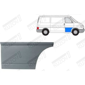 ДВЕРЬ ПЕРЕДНЯЯ (ПРАВАЯ) НАРУЖНАЯ ЧАСТЬ 50 СМ, ОРИГИНАЛ, 0.8 ММ, ПОЛЬША - фото