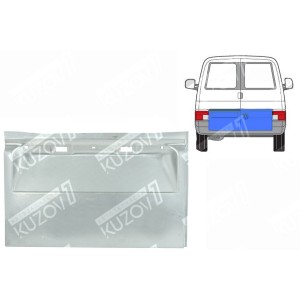 ДВЕРЬ ЗАДНЯЯ ЛЕВАЯ (РАСПАШНАЯ) НИЖНЯЯ НАРУЖНАЯ ЧАСТЬ, 43 СМ, ОРИГИНАЛ, 0.8 ММ, ПОЛЬША - фото