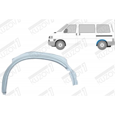 Арка задняя (левая) POTRYKUS для Volkswagen T4 1996-2003 - фото
