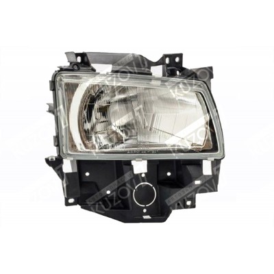 Передняя фара (правая) Косая, DEPO для Volkswagen T4 1996-2003 - фото