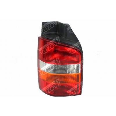 Задний фонарь (левый) Красно-Бело-Желтый, 1 Дверь, TYC для Volkswagen T5 2003-2009 - фото