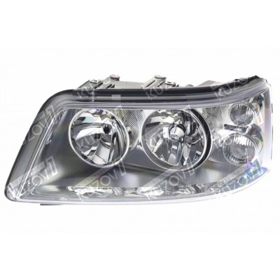 Передняя фара (левая) Двухламповая, DEPO для Volkswagen T5 2003-2009 - фото