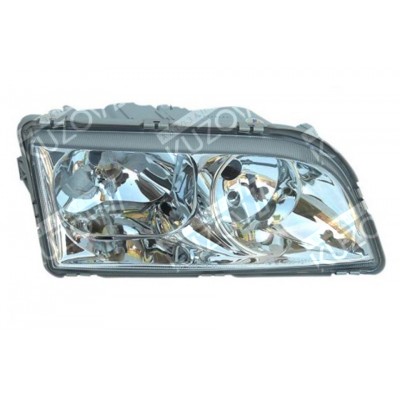 Передняя фара (правая) Хром, DEPO для VOLVO S40 2000-2003 - фото